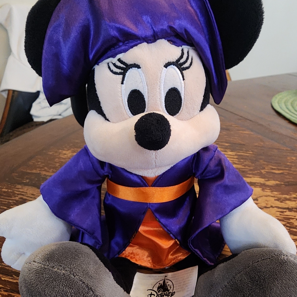 Disneyland ParkMinnie Mouse Halloween with Purple and Orange Witch 🧹 Outfit